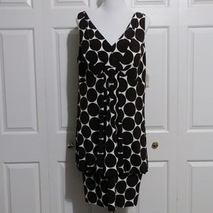Dressbarn Sleeveless V-Neck Dress